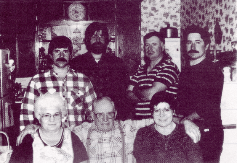 The Schultz Family, November 1989: Helen, Lawrence & Melanie, mike, Lowell, Steve & Larry